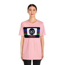 Load image into Gallery viewer, OST ULTRA WIDE LOGO BLACK Unisex Jersey Short Sleeve Tee
