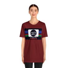 Load image into Gallery viewer, OST ULTRA WIDE LOGO BLACK Unisex Jersey Short Sleeve Tee
